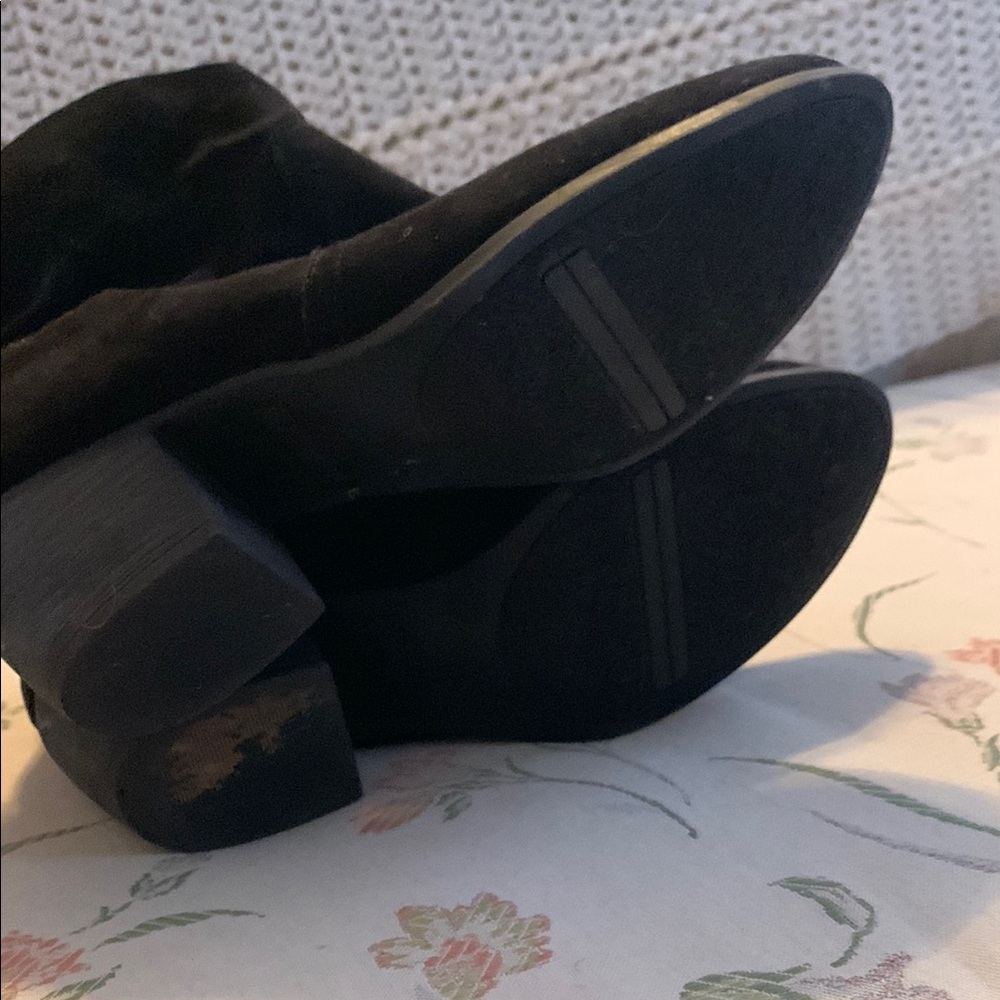 Women's Black Ankle Boots - Picture 5 of 5